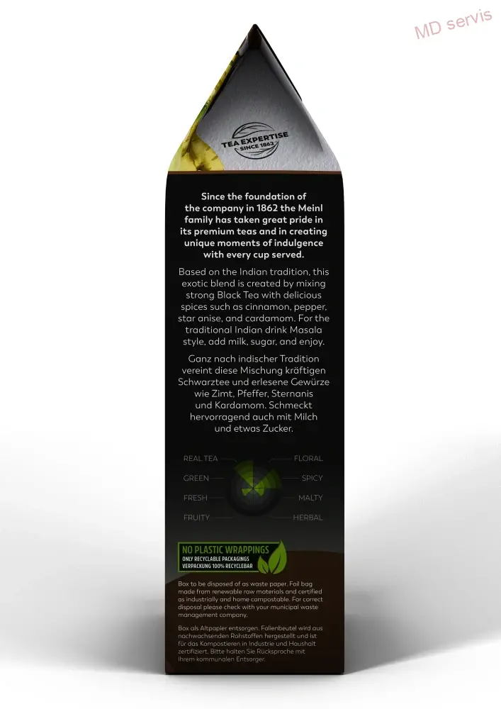 Julius Meinl Leaf Tea Bio Namaste Chai černý čaj 300 g