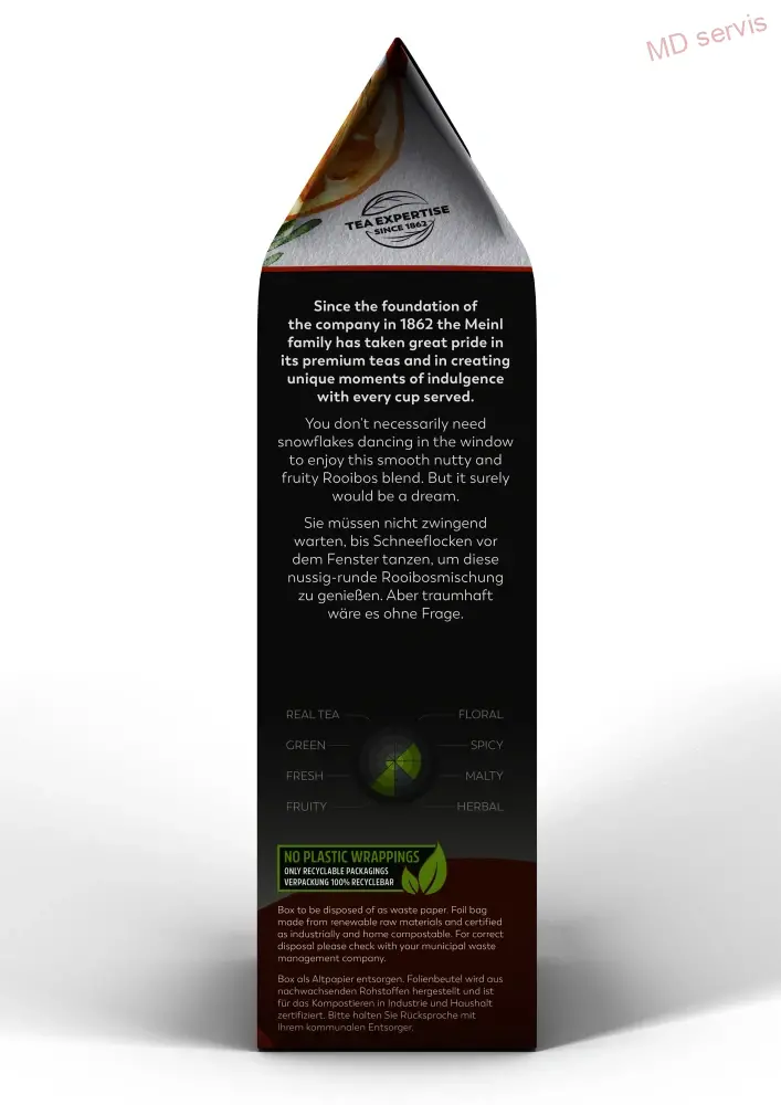 Julius Meinl Leaf Tea Bio Rooibos Wintery Days - oříškově ovocná směs 250 g